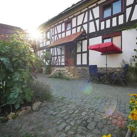 Prázdninový dům Cozy Half-timbered House In Beautiful Courtyard Eberstadt